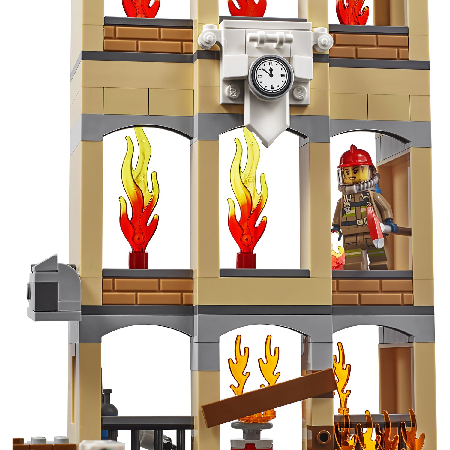 Конструктор из серии Lego City Fire - Центральная пожарная станция  